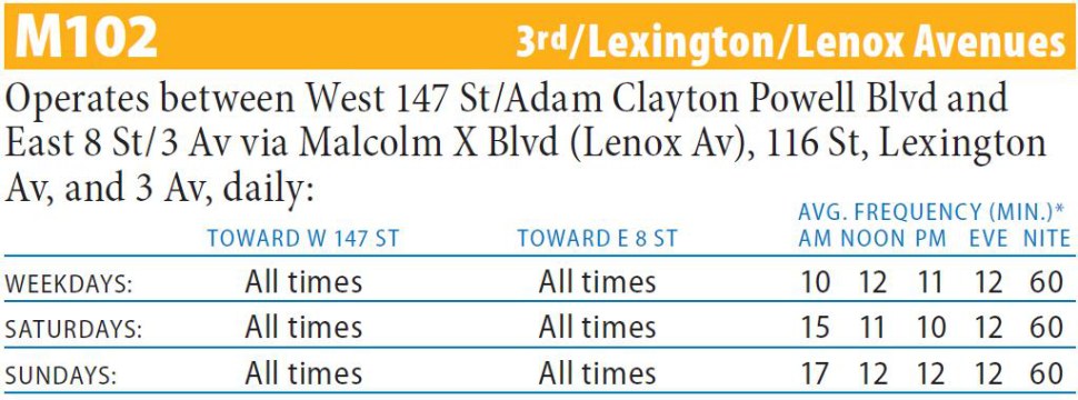 M102 Bus Route - Maps - Schedules