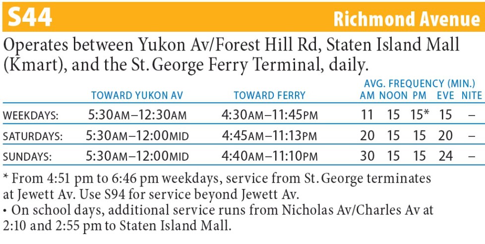 S43 Bus Route - Maps -Schedules