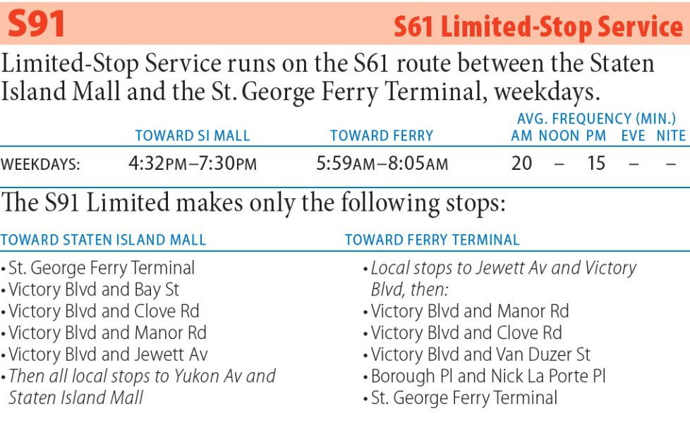 S91 Bus Route - Maps -Schedules